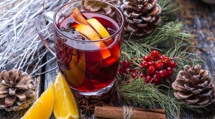 Глінтвейн із калиною