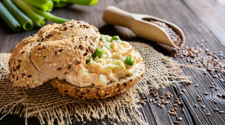 Яєчний салат із цвітною капустою