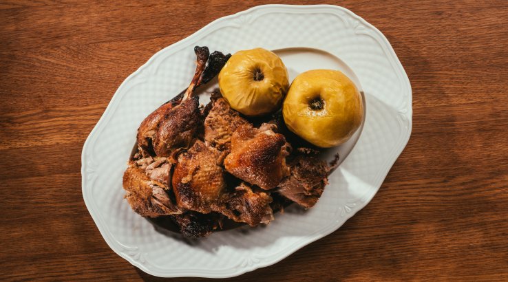 Качка в яблучному сидрі - рецепт