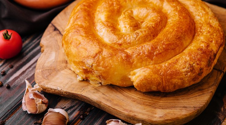 м'ясний пиріг "Равлик"