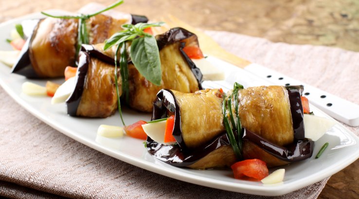 Баклажанові рулетики