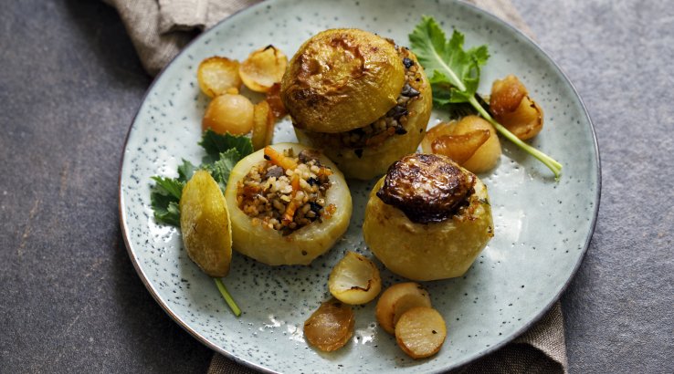 Фарширована кольрабі