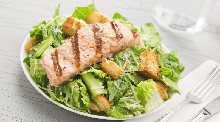 норвежский салат с лососем