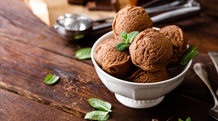 Корисне шоколадне морозиво