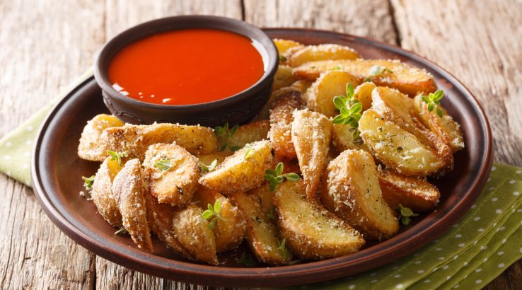 Картопля з пивом і панірувальними сухарями