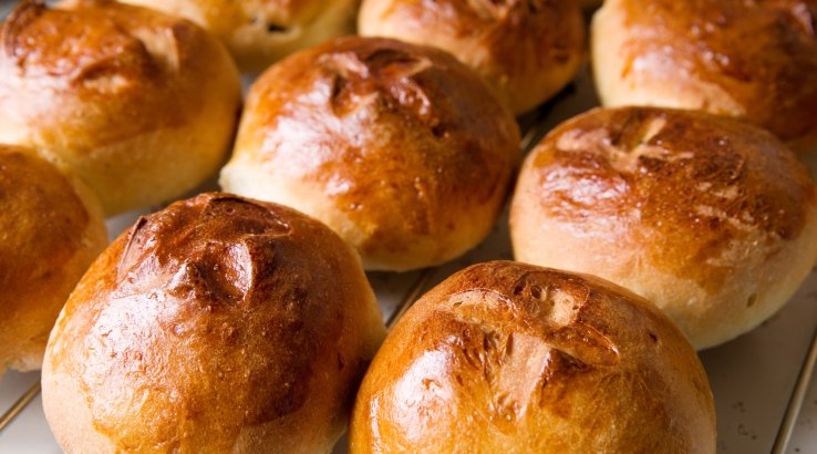 Пышные домашние булочки