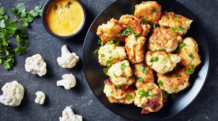 Смажена цвітна капуста в клярі