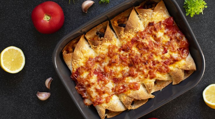 запечене бурито з індичкою