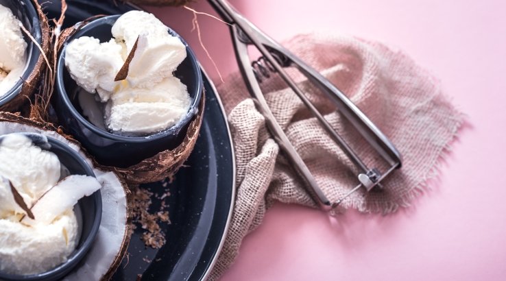 Сорбет з рікотою та огірком