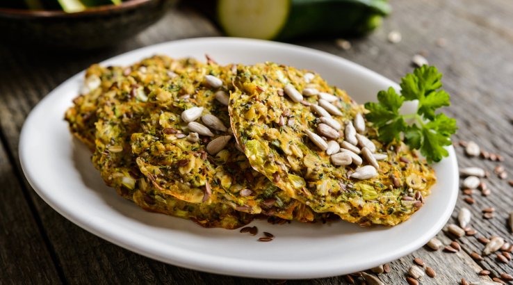 Кабачково-вівсяні оладки