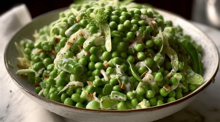 Салат з горохом