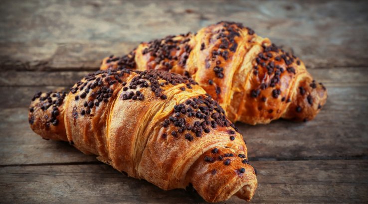 Круасани з шоколладною начинкою