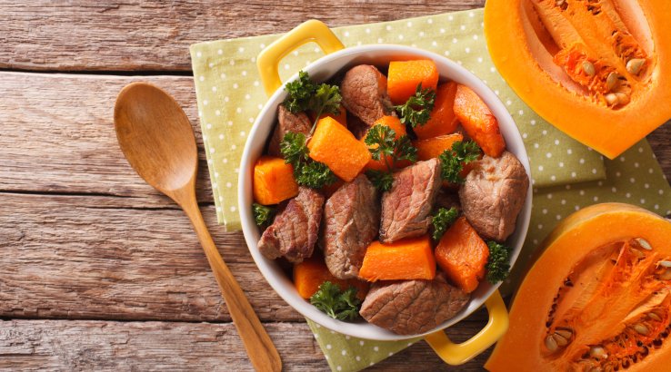 Яловичина з гарбузом