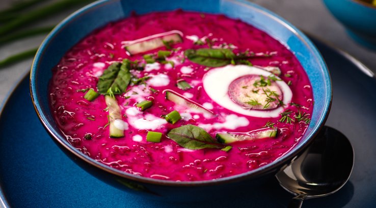 Холодний суп з буряком