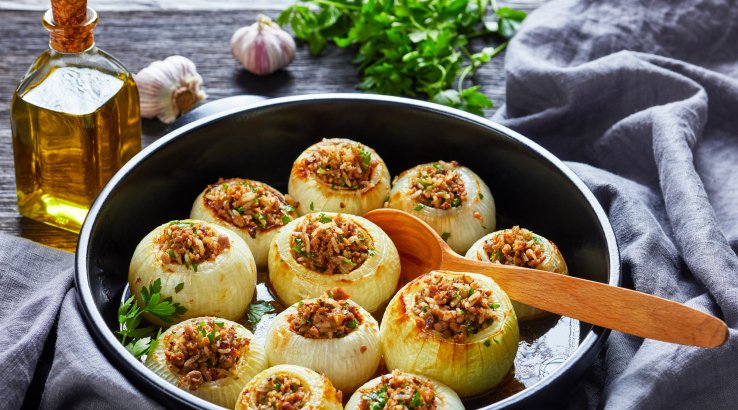 Фарширована цибуля