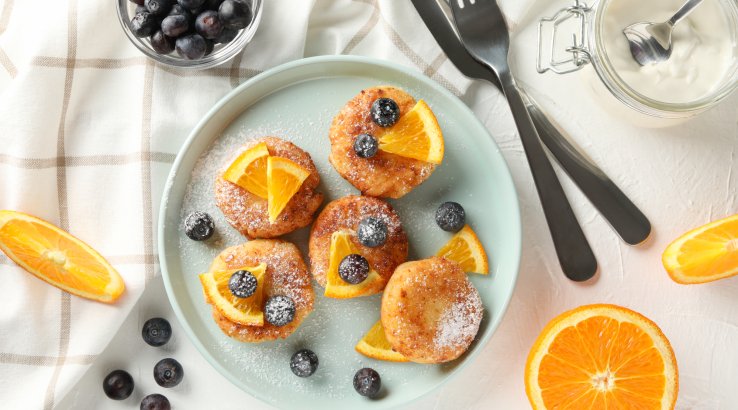 Апельсинові сирники