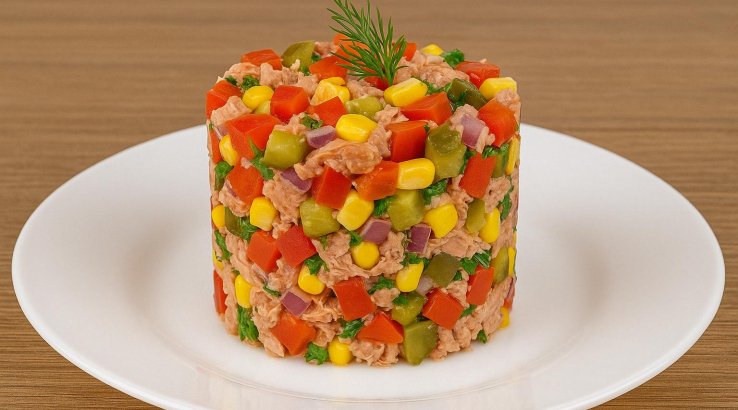 Закуска з консервованим тунцем