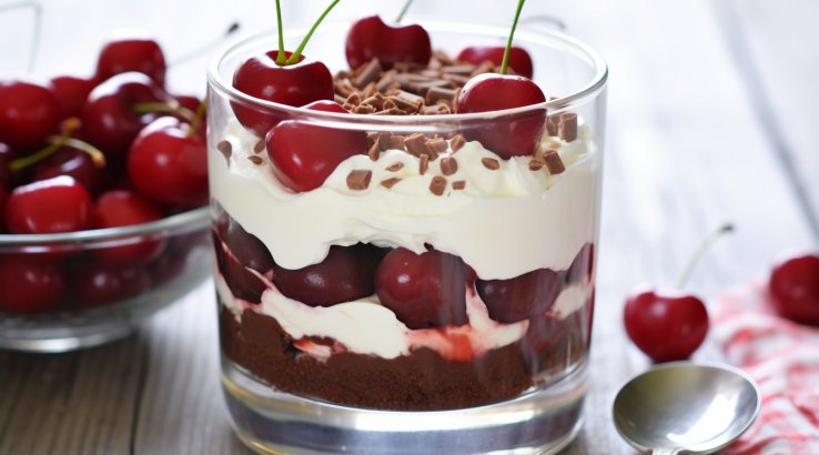 Трайфл з вишнею