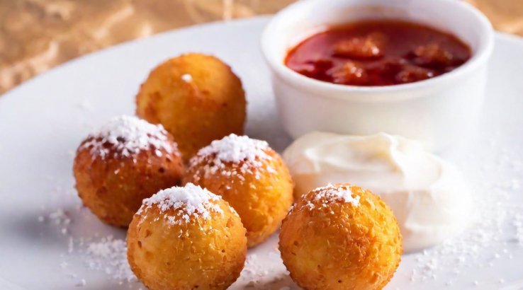 Сирники з грецьким йогуртом