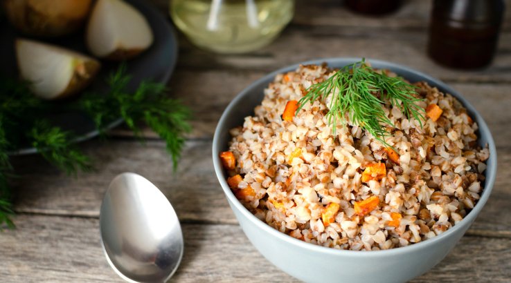 Гречка з кабачками