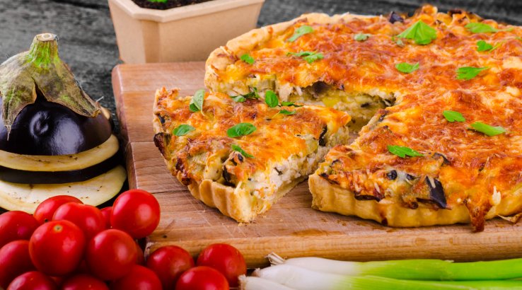 Пиріг з баклажанами