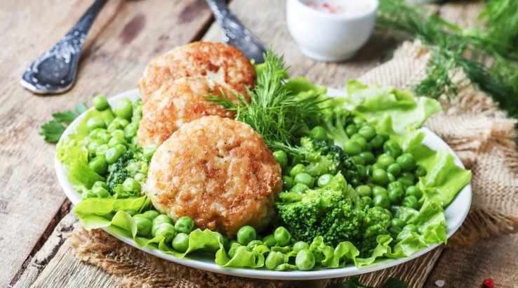 Рибні котлети з грибами