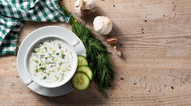 Літній розсольник з йогуртом