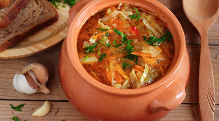 Капусняк з квасолею