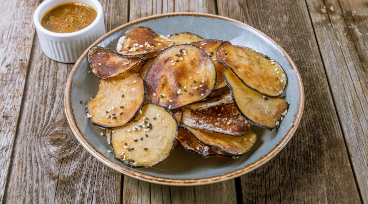 Баклажанові чипси