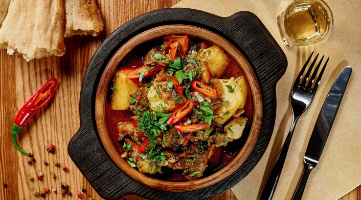 Чанахі з квасолею