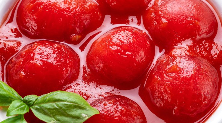 Почищенные помидоры