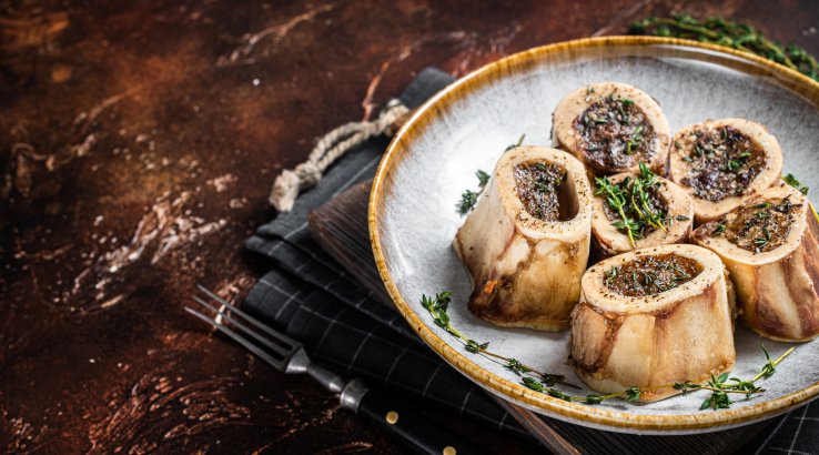 запечені мозкові кістки по-італійськи