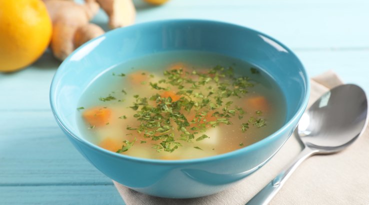 Курячий суп з імбирем