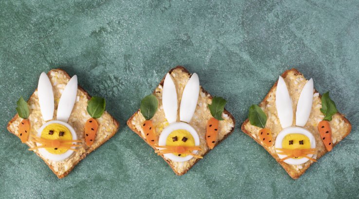 Канапки «Великодні зайчики»