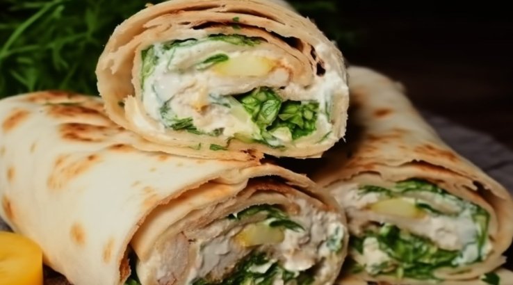 Рулет з консервованою рибою