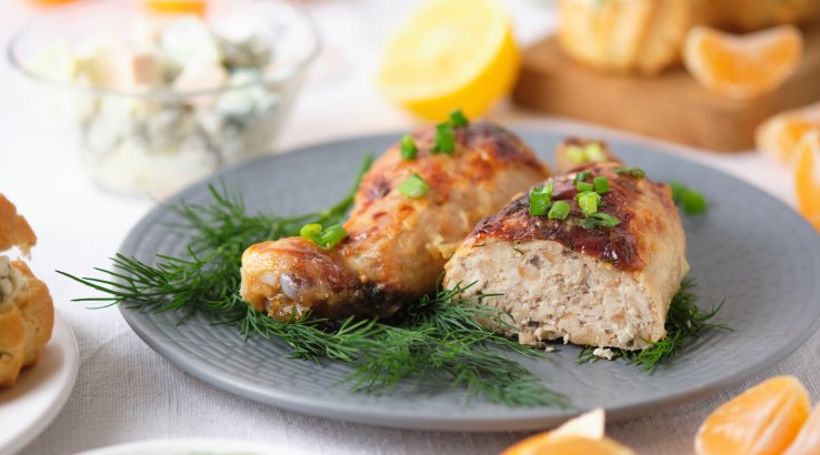 Фаршировані курячі окости