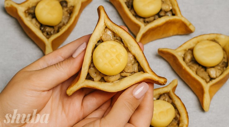 Млинці з куркою та копченою моцарелою