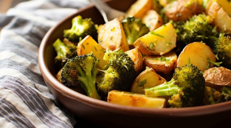 запечені овочі в горщику