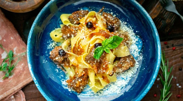 Паста з качкою