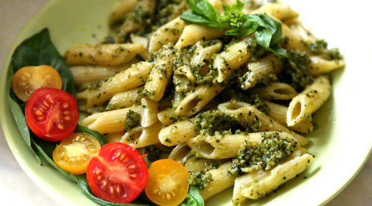 паста пенне з песто