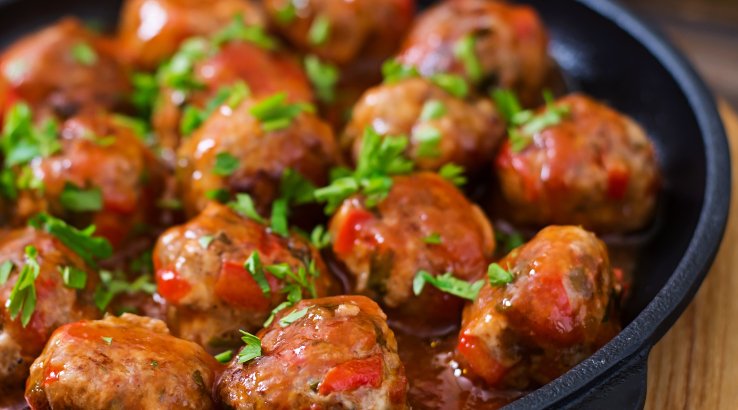 Фрикадельки в глазурі