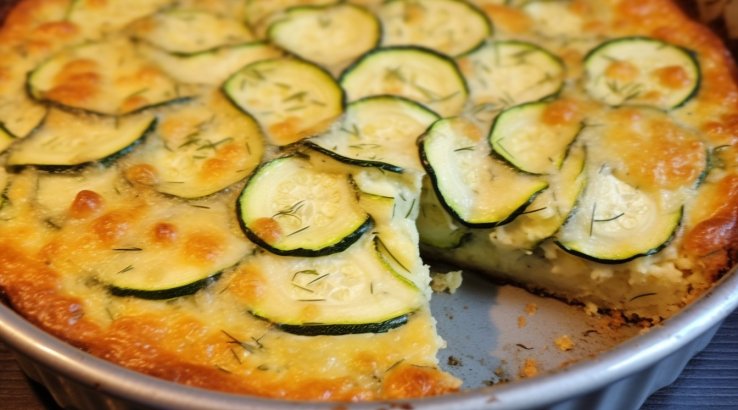 Тосканський пиріг з цукіні та хрусткою скоринкою