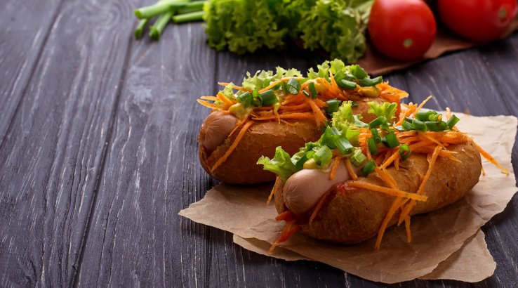 Хот-дог з корейською морквою