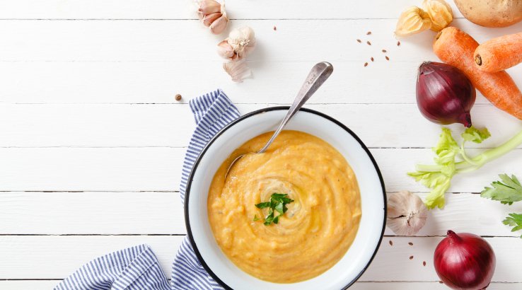 Суп-пюре з білоголової капусти