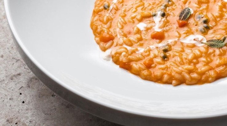 солодке ризото з гарбузом