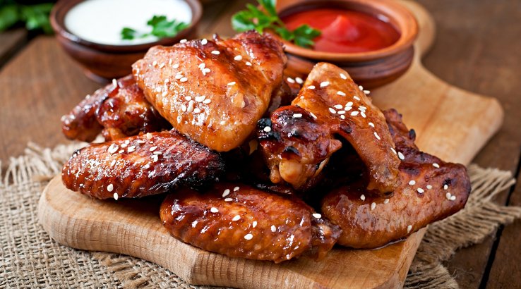 Пряні курячі крильця