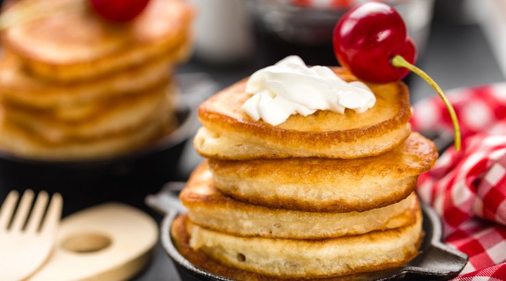 Оладки на кислому молоці