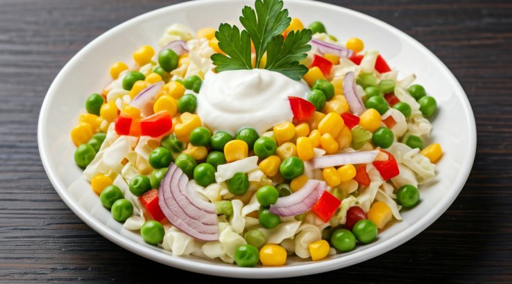 Нічний салат з пекінською капустою