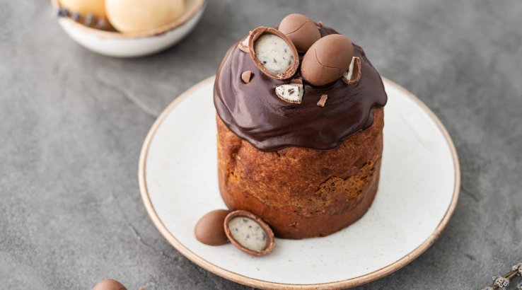 Шоколадна паска з глазур'ю