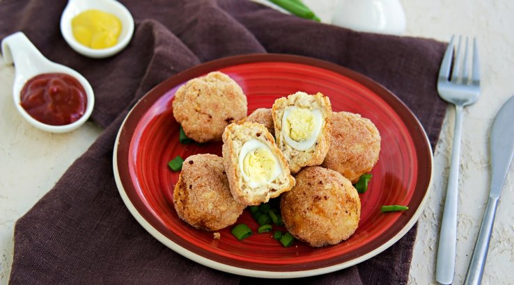 Перепелині яйця по-шотландськи